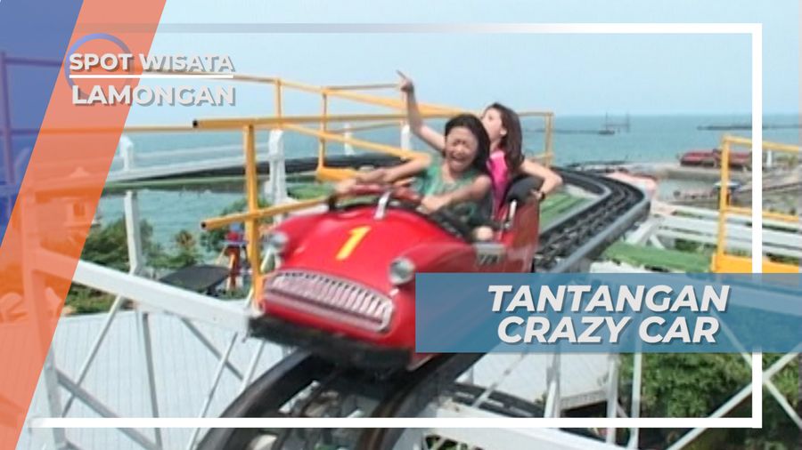 Tantangan Adrenalin Wahana Crazy Car di Wisata Bahari Lamongan 
