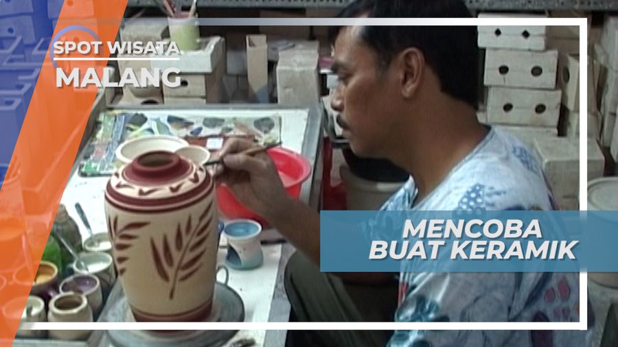 Belajar Mencoba Buat Keramik di Dinoyo Kota Malang
