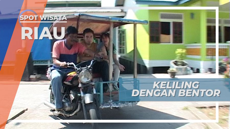 Bentor, Transportasi Unik Warga Pulau Penyengat, Riau