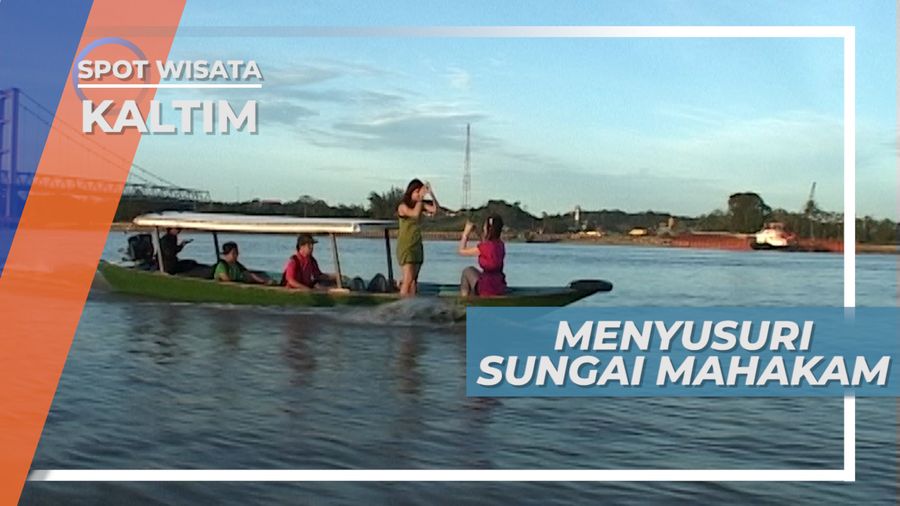 Berperahu Menyusuri Sungai Mahakam Kalimantan Timur