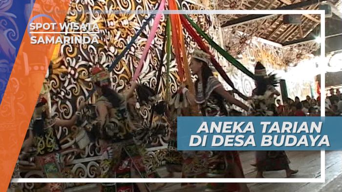 Indahnya Tarian Khas Suku Dayak di Desa Budaya Pampang Samarinda