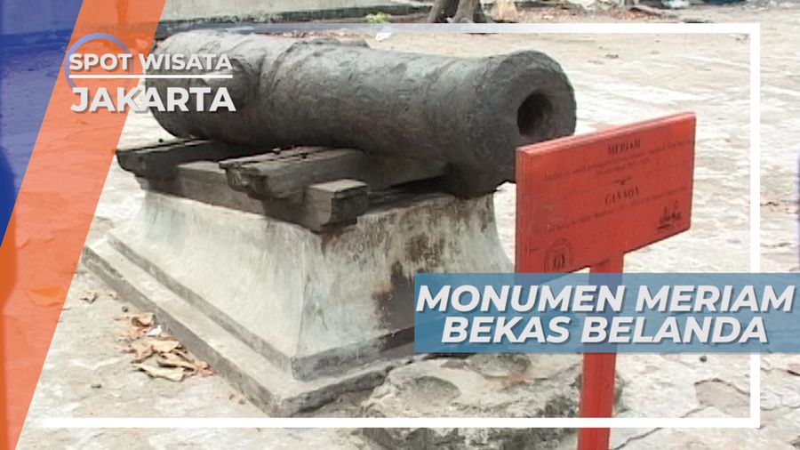 Monumen Meriam,  Canon Peninggalan Belanda di Pulau Onrust Kepulauan Seribu Jakarta