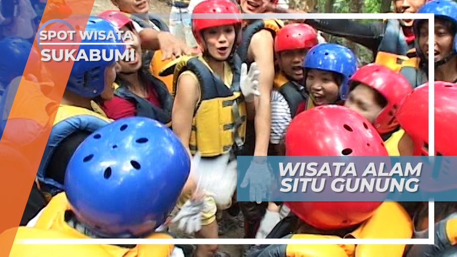 Bermain Tubing Mengikuti Arus Sungai di Situ Gunung Sukabumi