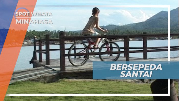 Bersepeda Santai Tepi Pantai Kima Bajo Minahasa Sulawesi Utara