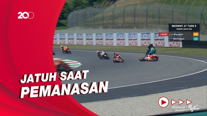 Apesnya Bastianini, Belum Balapan Sudah Nyungsep