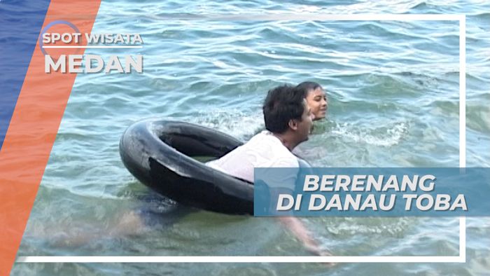 Berenang di Tepian Danau Toba Balige Sumatera Utara