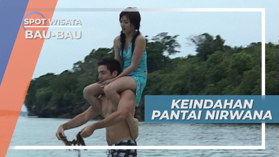 Serunya Bermain di Pantai Nirwana Bau-bau Sulawesi Tenggara