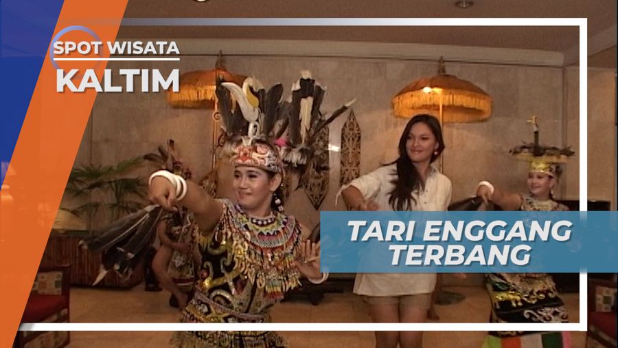 Tari Kancet Lasan, Sendratari Keseharian Seekor Burung Enggang Samarinda Kalimantan Timur 