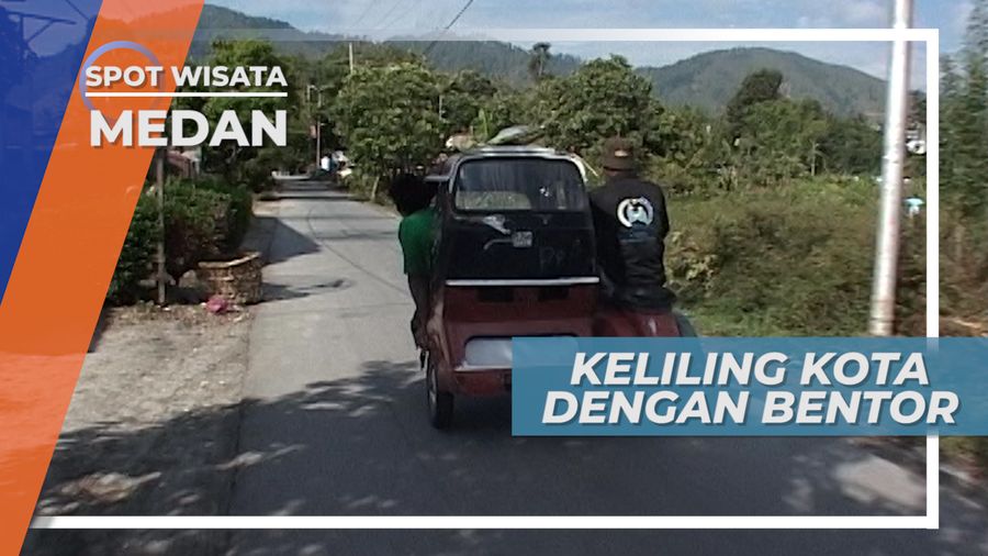 Berangkat Dari Desa Beige, Yuk Berkeliling Kota Medan Naik Bentor