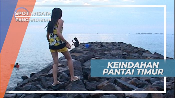 Keindahan Matahari Terbit Pantai Timur Pangandaran Jawa Barat