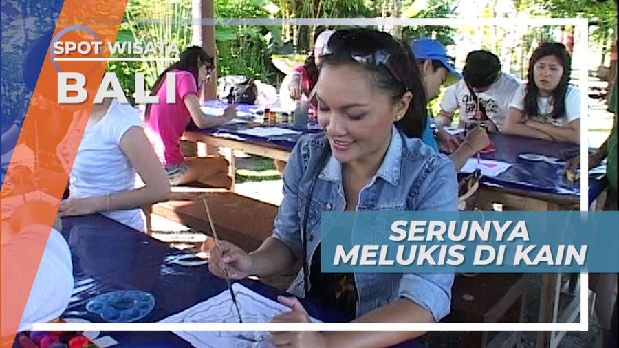 Belajar Melukis di Desa Budaya Kertalangu Sanur Bali