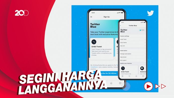 Layanan Berbayar Twitter Blue Diluncurkan, Apa Saja Fiturnya?