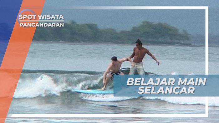 Belajar Main Selancar, Menaklukan Ombak Besar Batukaras Pangandaran Jawa Barat
