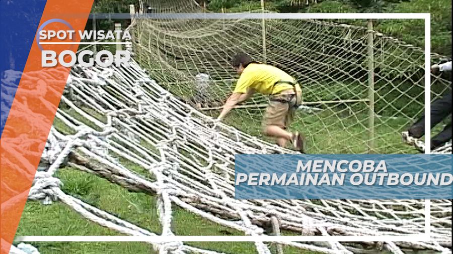 Mencoba Beberapa Permainan Outbound di Bogor