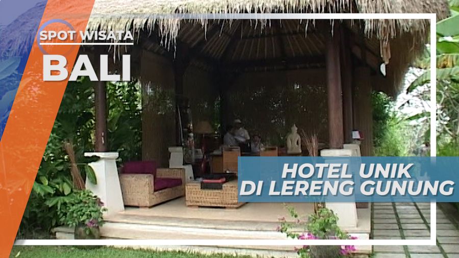 Naik Gondola Menuju Penginapan di Lereng Gunung, Bali