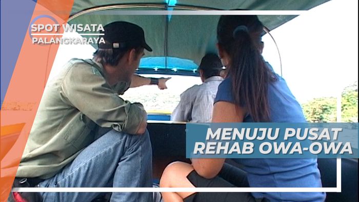 Menuju Pulau Rehabilitasi Owa-owa di Palangkaraya Kalimantan Tengah