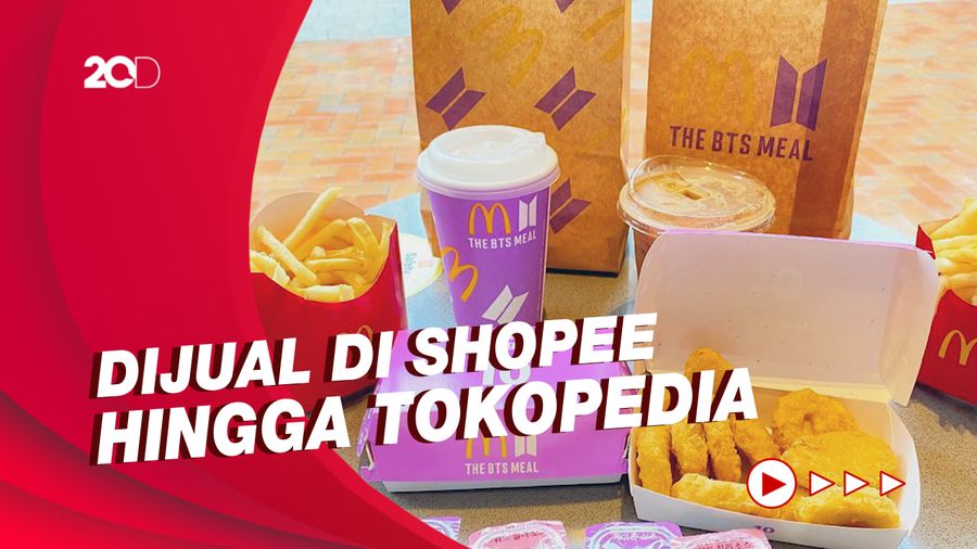 Bungkus Kosong BTS Meal Berseliweran di E-Commerce