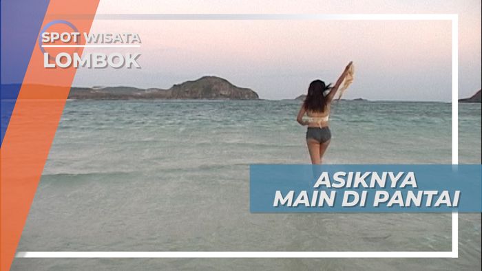 Pemandangan Indah di Tanjung Aan  Lombok