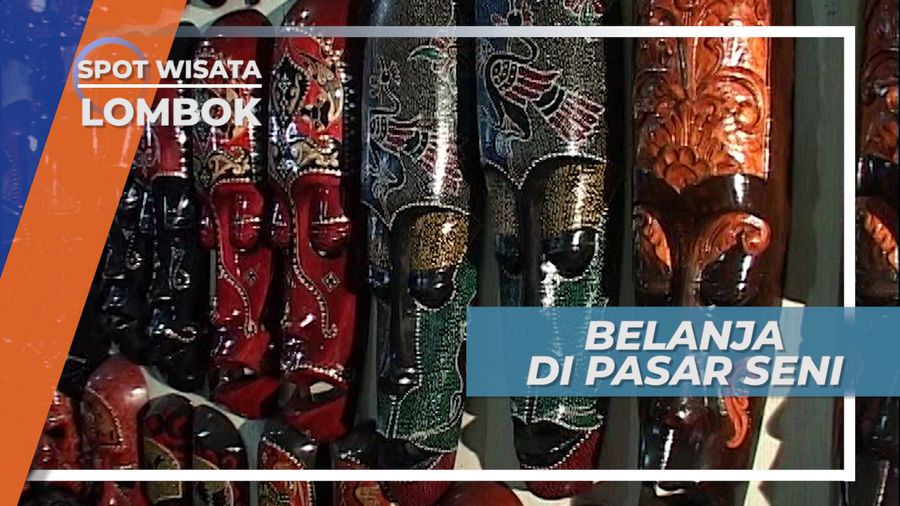 Pasar Seni Senggigi, Tempat Mencari Barang-barang Unik Khas Lombok 