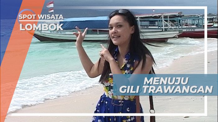 Menuju Gili Trawangan dari Pelabuhan Bangsal Lombok