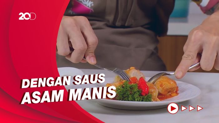 Masak Masak: Bikin Camilan Sawi Isi Ayam Lembut