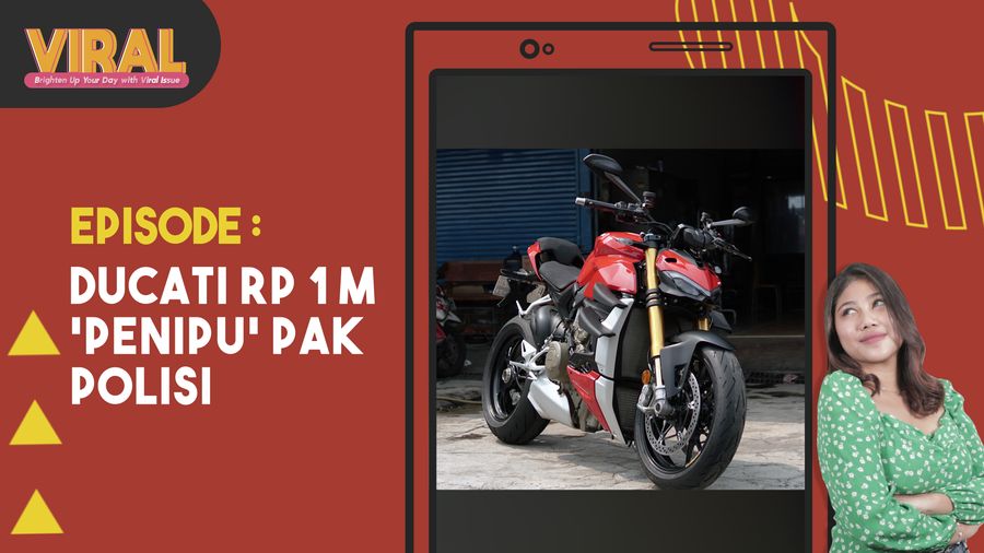 Ngulik Moge Ducati Rp 1 M yang Viral karena Salah Tilang
