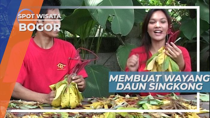 Susah-susah Mudah, Membuat Wayang Berbahan Daun Singkong, Bogor