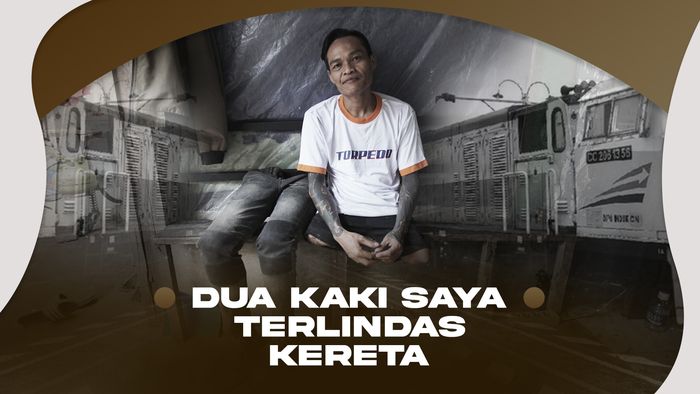 Dua Kakiku Teramputasi di Rel Kereta, Kisah Hidup Preman Tobat