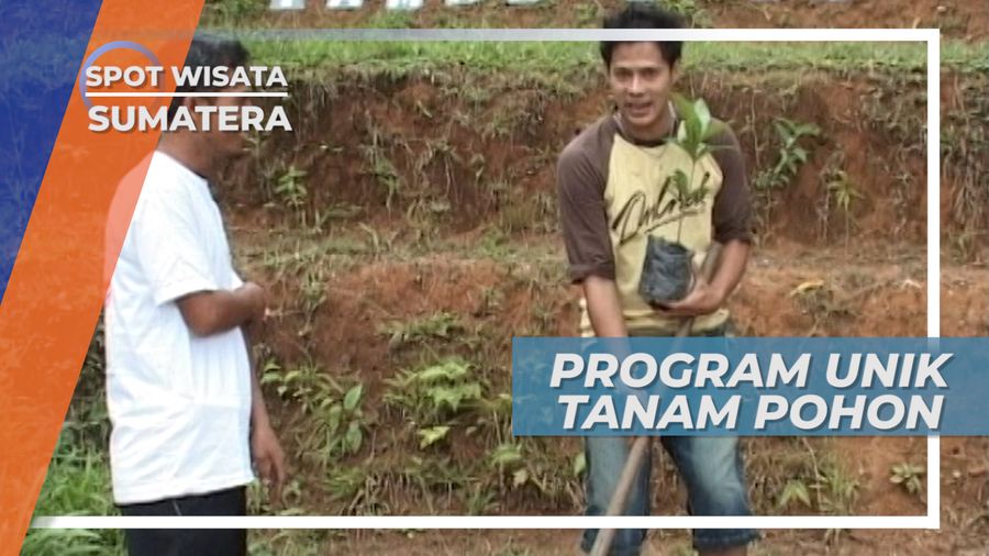 Program Unik, Tanam Pohon di Hutan Wisata Taman Eden 100