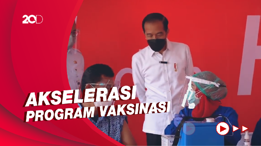 Jokowi Minta Vaksinasi Corona Dikebut, Target 1 Juta per Hari