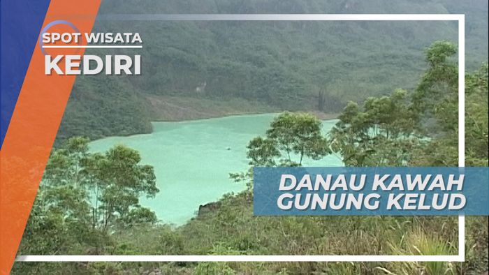 Danau Kawah Gunung Kelud, Keindahan Alam Kediri