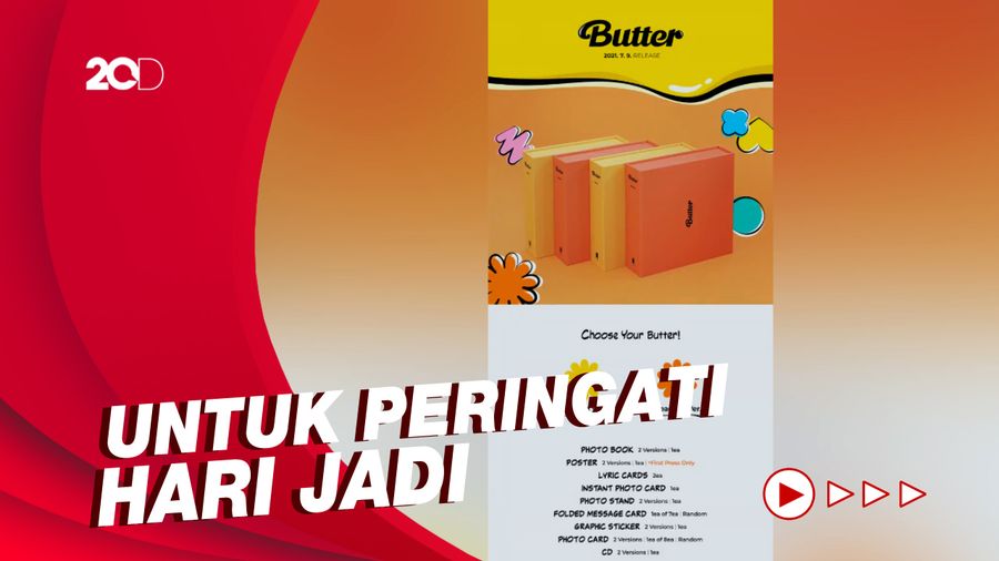 BTS Rilis CD Fisik Butter Khusus ARMY 9 Juli