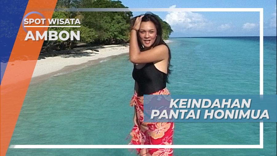 Berenang di Jernihnya Air Pantai Honimua Maluku