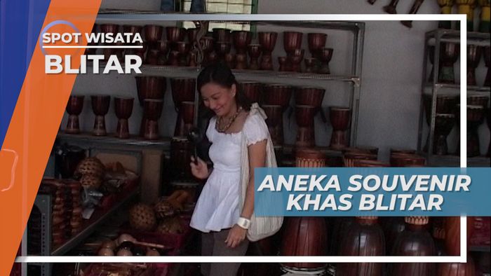 Wisata Belanja Aneka Cinderamata di Jalan Sukarno Kota Blitar 