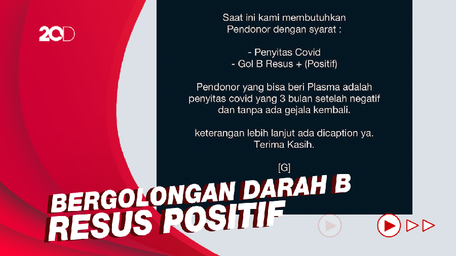 GIGI Cari Donor Plasma untuk Manajer yang Terpapar Corona
