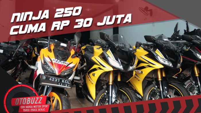 Cek Harga Motor 150cc dan 250cc Bekas