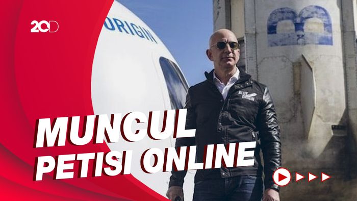 Pergi ke Luar Angkasa, Jeff Bezos Dilarang Balik ke Bumi