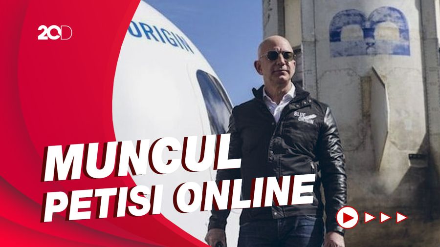 Pergi ke Luar Angkasa, Jeff Bezos Dilarang Balik ke Bumi