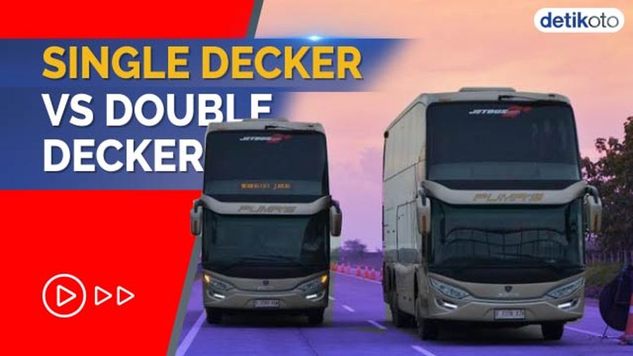 Intip Keunggulan Bus Double Decker Dibanding Single Decker
