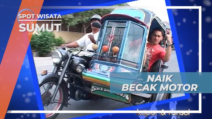 Serunya Keliling Pematang Siantar Naik Bentor, Sumatera Utara