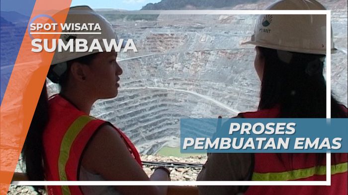 Proses Penambangan Terbuka di Batu Hijau Pulau Sumbawa