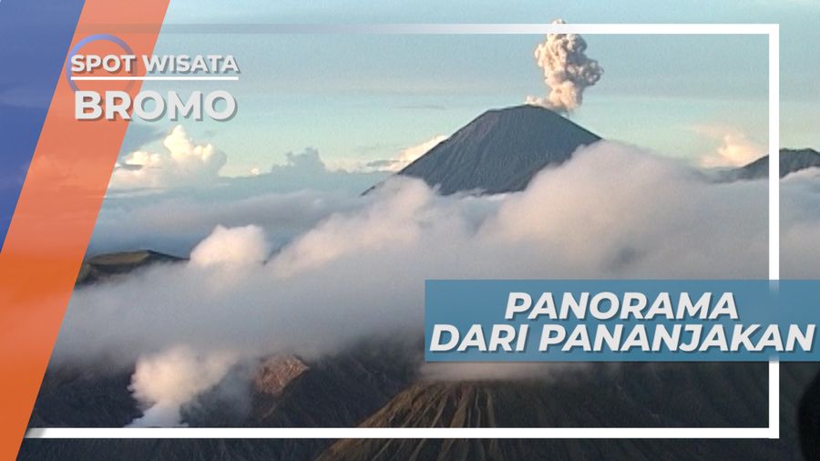 Panorama Indah dari Pananjakan Bromo Jawa Timur