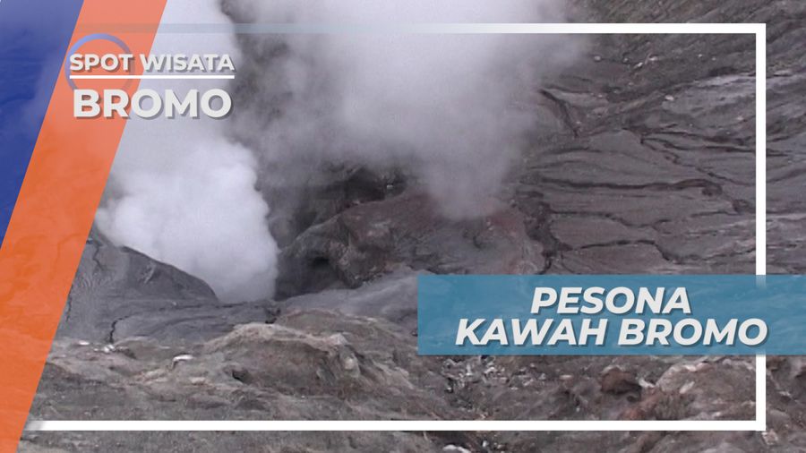 Menikmati Keindahan Kawah Gunung Bromo Dari Dekat, Jawa Timur