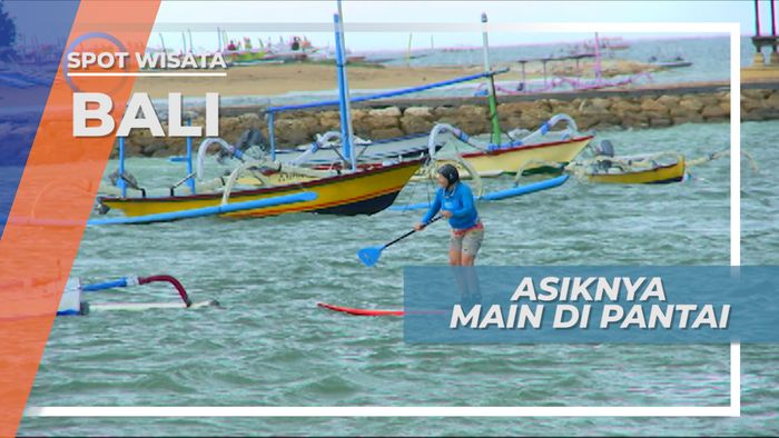 Berlibur di Bali, Bermain Air Di Pantai Sanur 