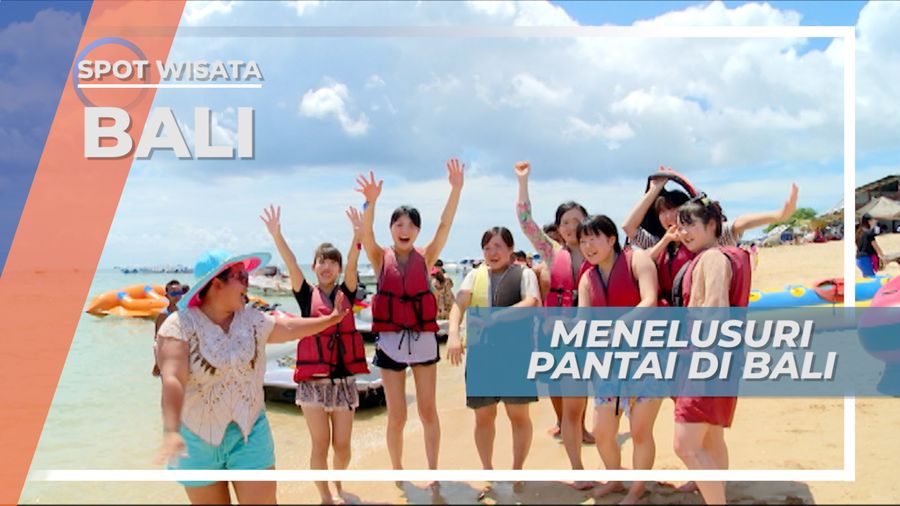 Bertemu Rekan-Rekan Cantik Mancanegara di Pantai Tanjung Benoa Bali 