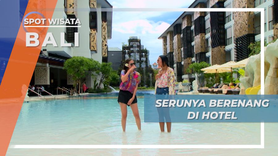 Berenang di Kolam Renang Penginapan Bali