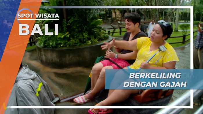 Serunya Berkeliling Kawasan Wisata Naik Gajah, Bali