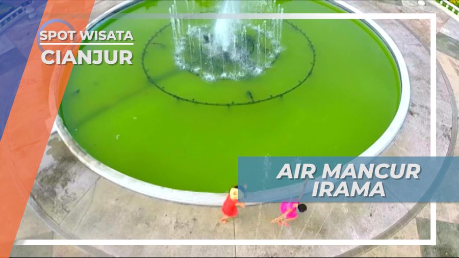 Cantiknya Air Mancur Irama, Cianjur