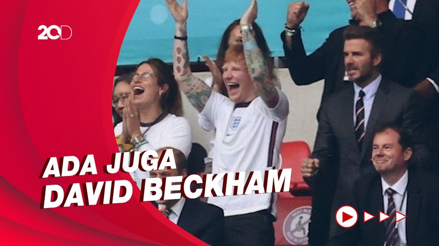 Pangeran William-Ed Sheeran Jadi Saksi Kemenangan Inggris di Euro 2020