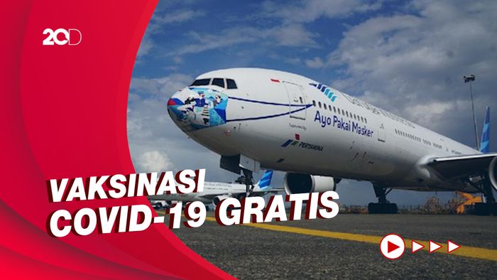 Terbang dengan Garuda Indonesia, Gratis Vaksinasi COVID-19